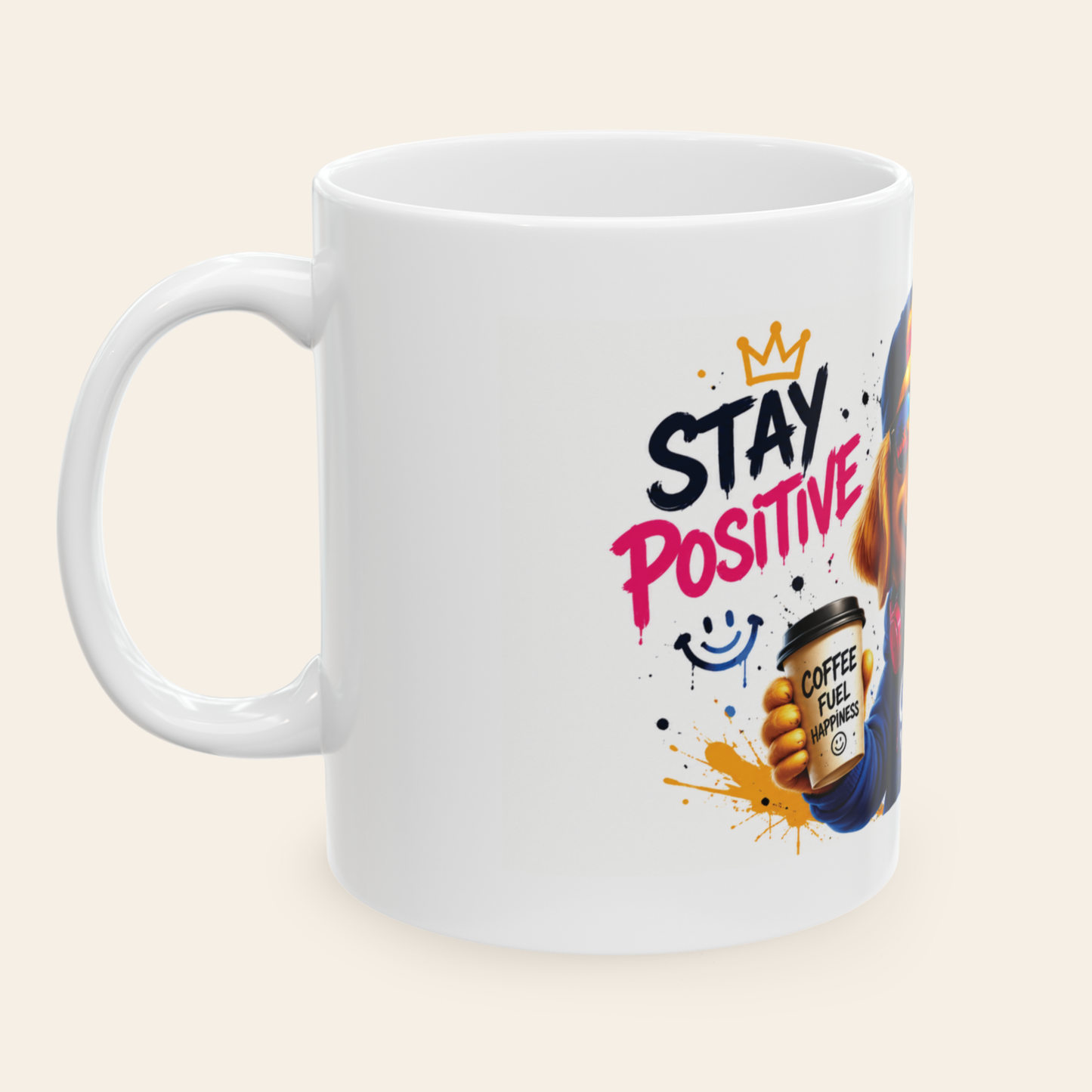 Good Vibes Golden — Coffee. Positivity. Repeat.