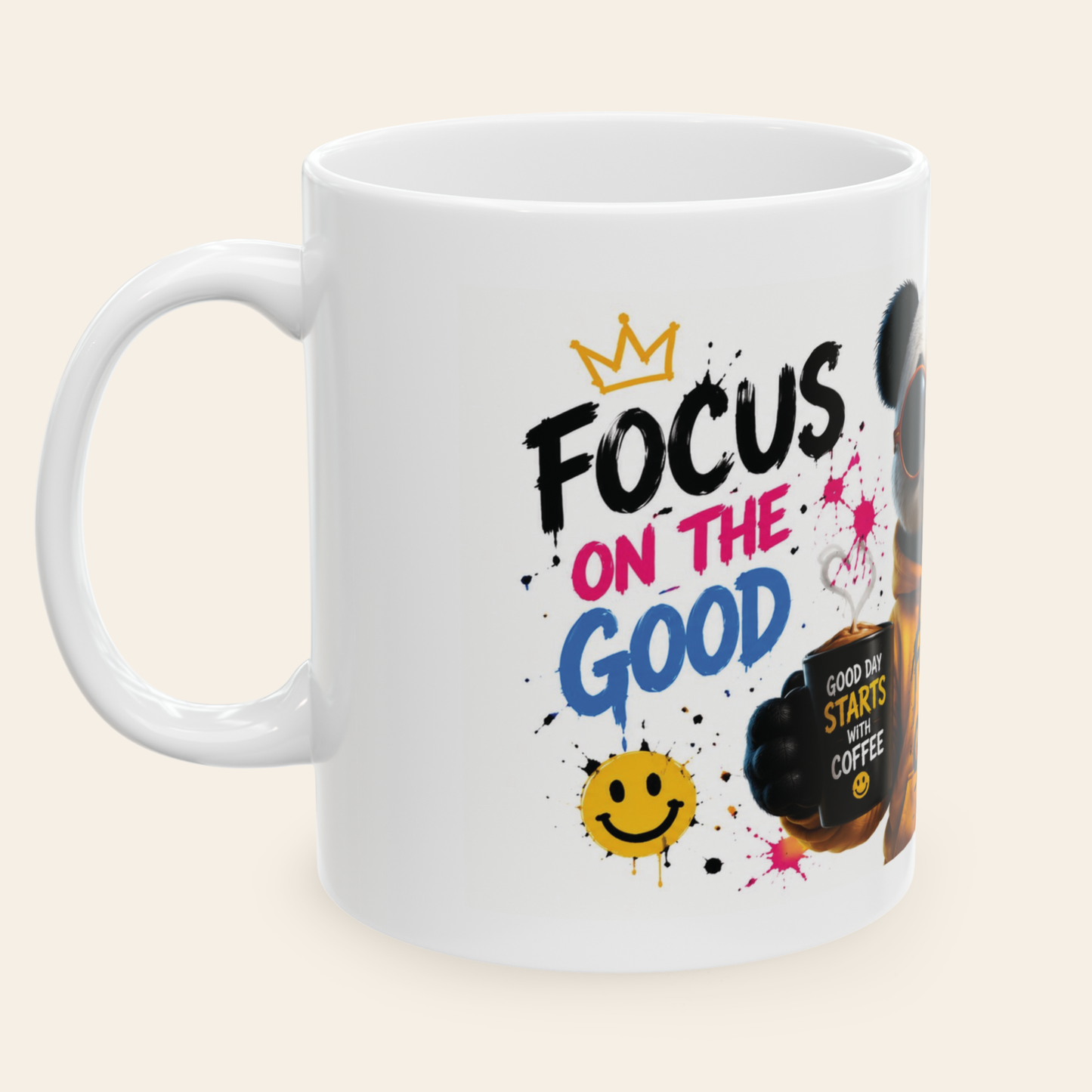 Good Vibes Panda Mug